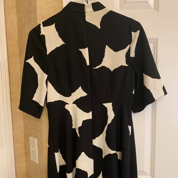 Kate Spade Black & White Dress Size 2 - Picture 3 of 6